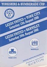 Leeds United v Barnsley 20-Aug-1988