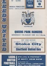 Leeds United v Queens Park Rangers 14-Aug-1968