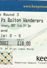 Doncaster Rovers v Bolton Wanderers   06-Jan-2007