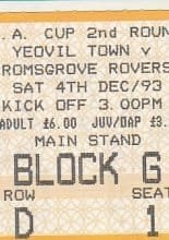 Yeovil Town v Bromsgrove Rovers 04-Dec-1993
