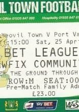 Yeovil Town v Port Vale    25-Apr-2015