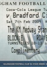 Gillingham v Bradford City  07-Feb-2009