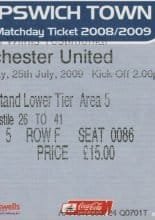 Ipswich Town v Colchester United  25-Jul-2009