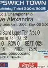 Ipswich Town v Crewe Alexandra   30-Apr-2005