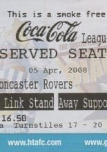 Huddersfield Town v Doncaster Rovers   05-Apr-2008