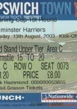 Ipswich Town v Kidderminster Harriers    13-Aug-2008