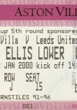 Aston Villa v Leeds United  - 30-Jan-2000
