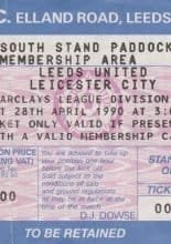 Leeds United v Leicester City    28-Apr-1990