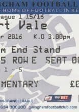 Gillingham v Port Vale  16-Apr-2016