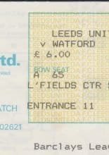 Leeds United v Watford  08-Oct-1988