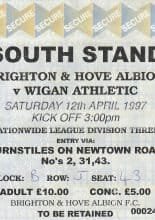 Brighton & Hove Albion v Wigan Athletic  12-Apr-1997