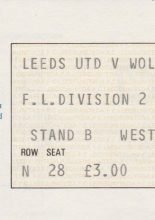 Leeds United v Wolverhampton Wanderers  -  undated