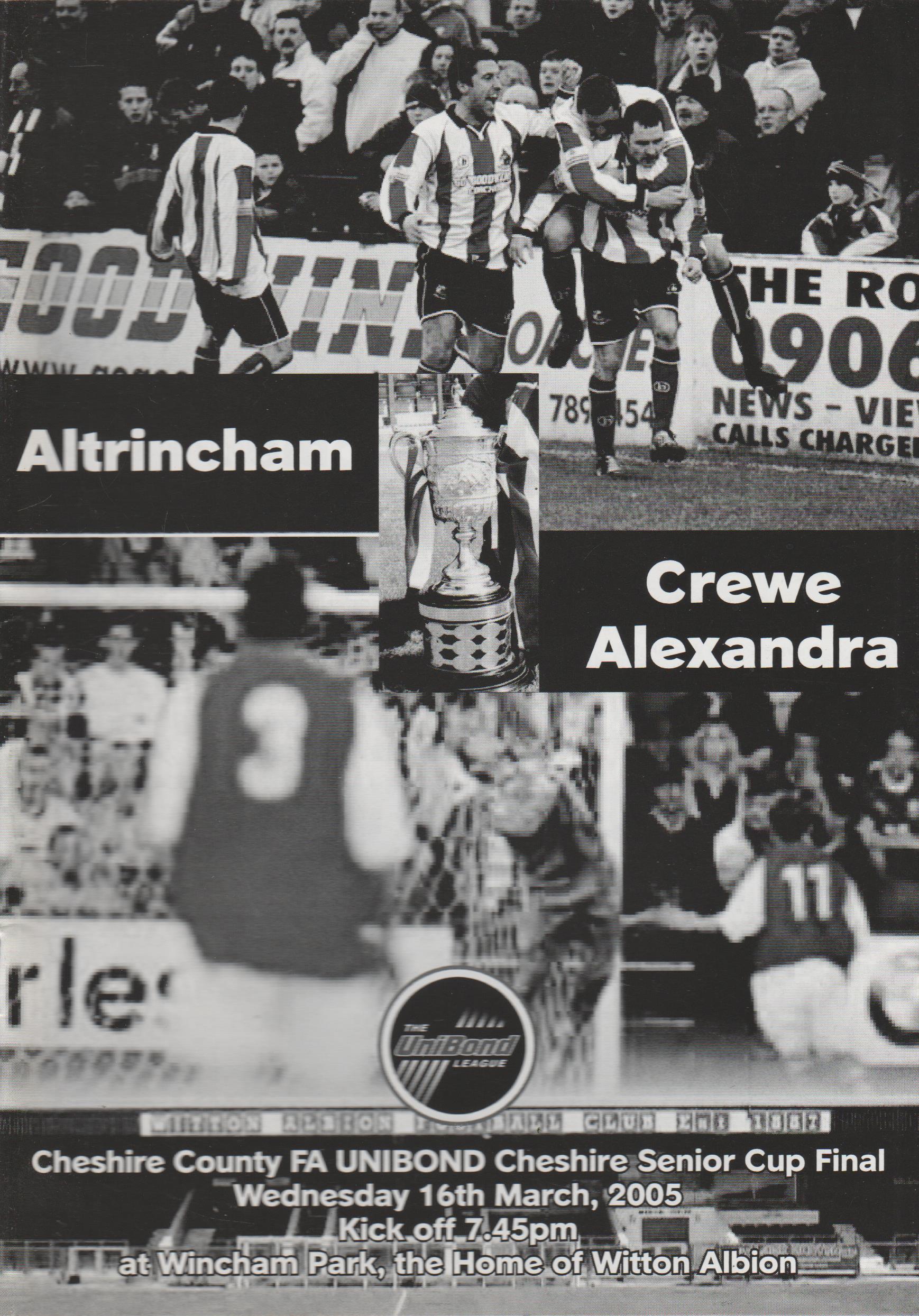 Altrincham v Crewe Alexandra 16-Mar-2005
