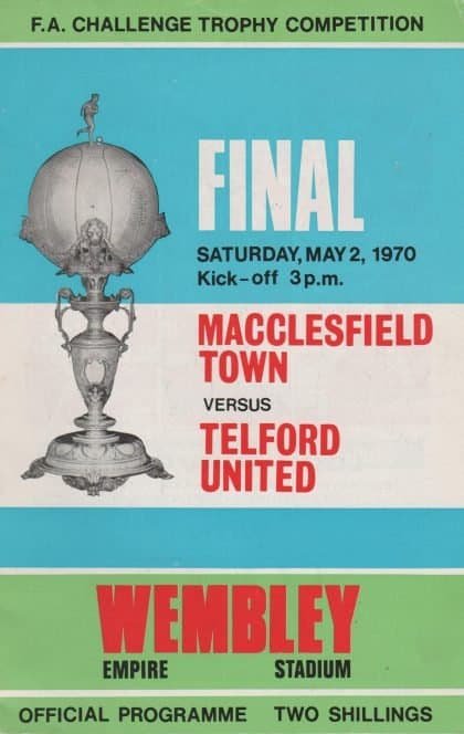 Macclesfield Town v Telford United 02-May-1970