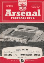 Arsenal v Manchester United 21-Oct-1961