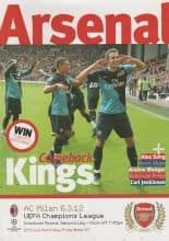 Arsenal v AC Milan 06-Mar-2012