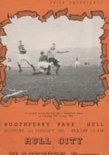 Hull City v Blackburn Rovers 03-Feb-1951
