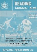 Reading v Darlington 21-Sep-1966