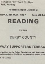 Reading v Derby County 04-May-1987