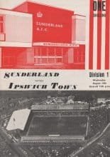 Sunderland v Ipswich Town 14-Aug-1968
