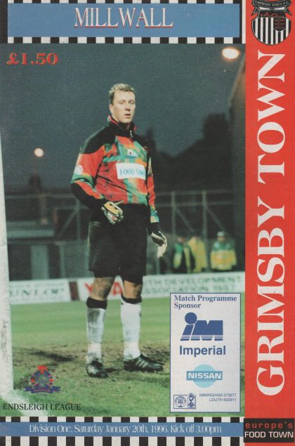 Grimsby Town v Millwall 20-Jan-1996