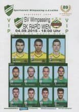 SV Wimpassing v Rapid Vienna 04-Sep-2015
