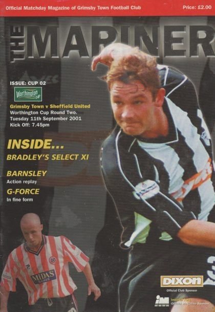 Grimsby Town v Sheffield United 11-Sep-2001
