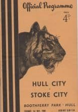Hull City v Stoke City 01-May-1956