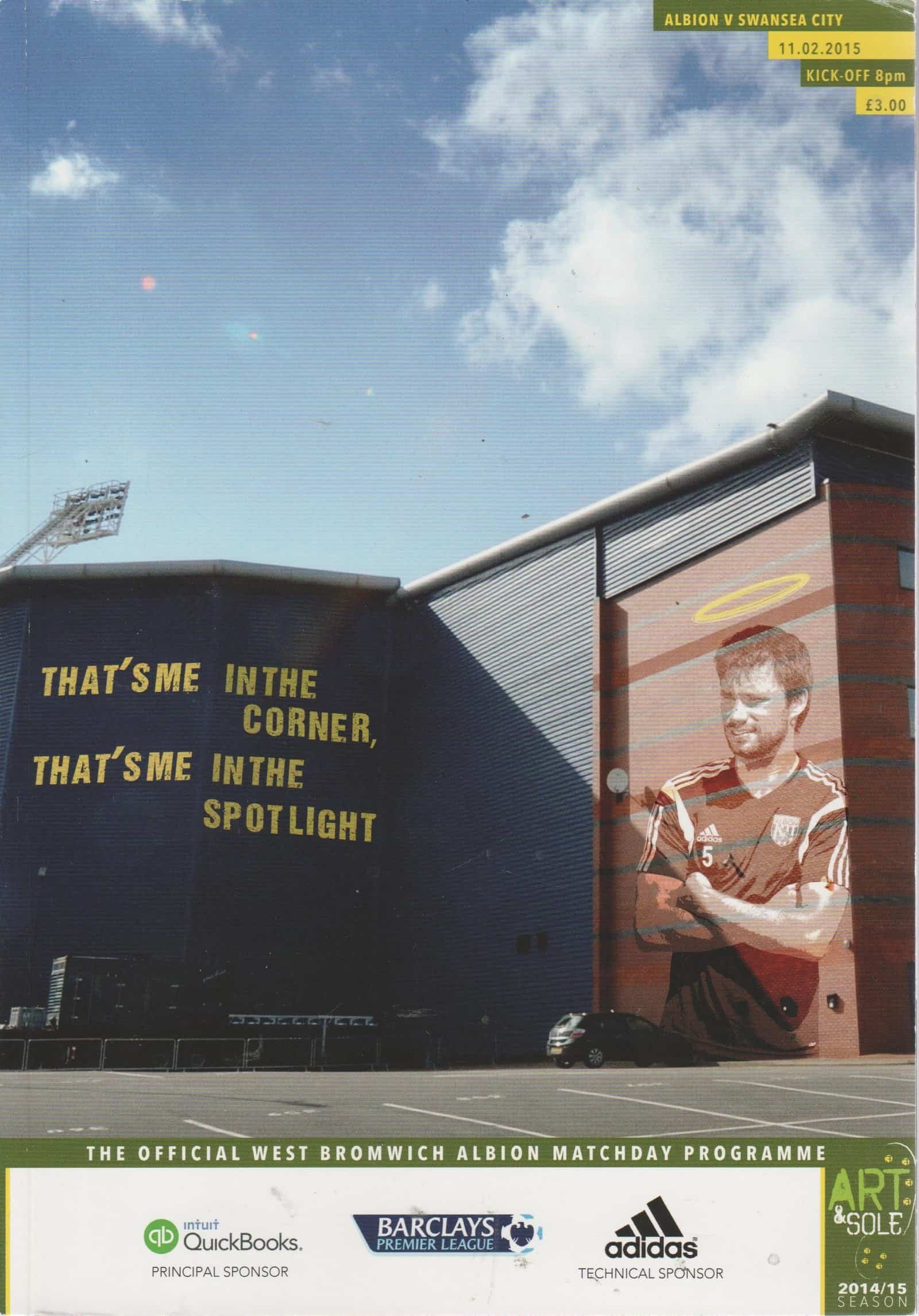 West Bromwich Albion v Swansea City 11-Feb-2015