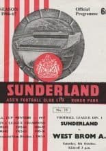 Sunderland v West Bromwich Albion 08-Oct-1966