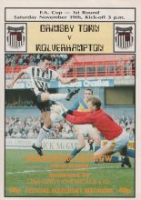 Grimsby Town v Wolverhampton Wanderers 19-Nov-1988