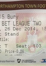 Northampton Town v Bury 26-Dec-2014