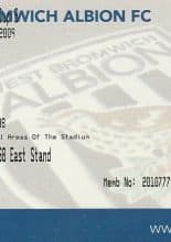 West Bromwich Albion v Rotherham United 26-Aug-2009