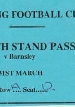 Reading v Barnsley 31-Mar-1997