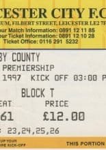 Leicester City v Derby County 22-Feb-1997
