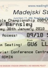 Reading v Barnsley 30-Jan-2010