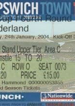 Ipswich Town v Sunderland     24-Jan-2004
