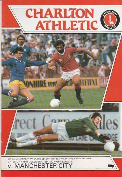 Charlton Athletic v Manchester City   15-Dec-1984