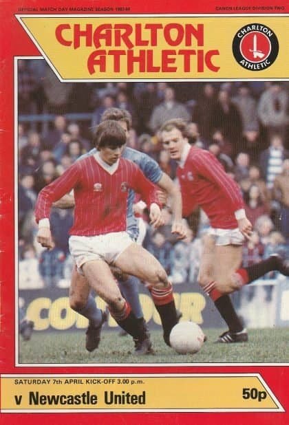 Charlton Athletic v Newcastle United   07-Apr-1984