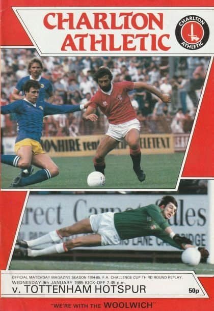 Charlton Athletic v Tottenham Hotspur   09-Jan-1985
