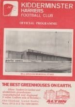 Kidderminster Harriers v Blackburn Rovers 24-Nov-1979
