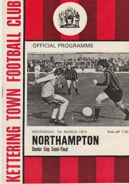 Kettering Town v Northampton Town  07-Mar-1973