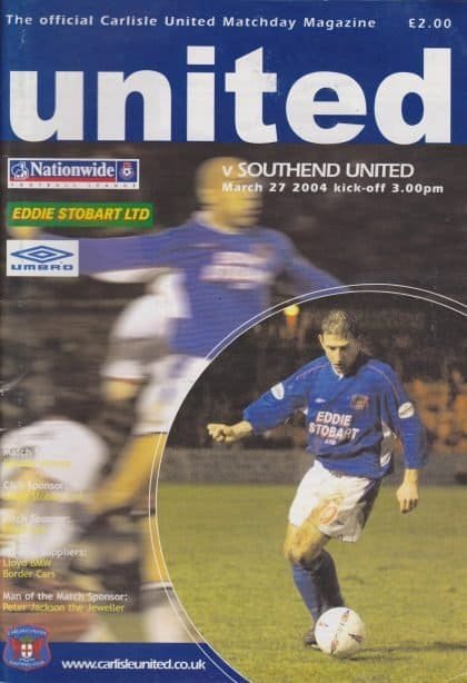 Carlisle United v Southend United   27-Mar-2004