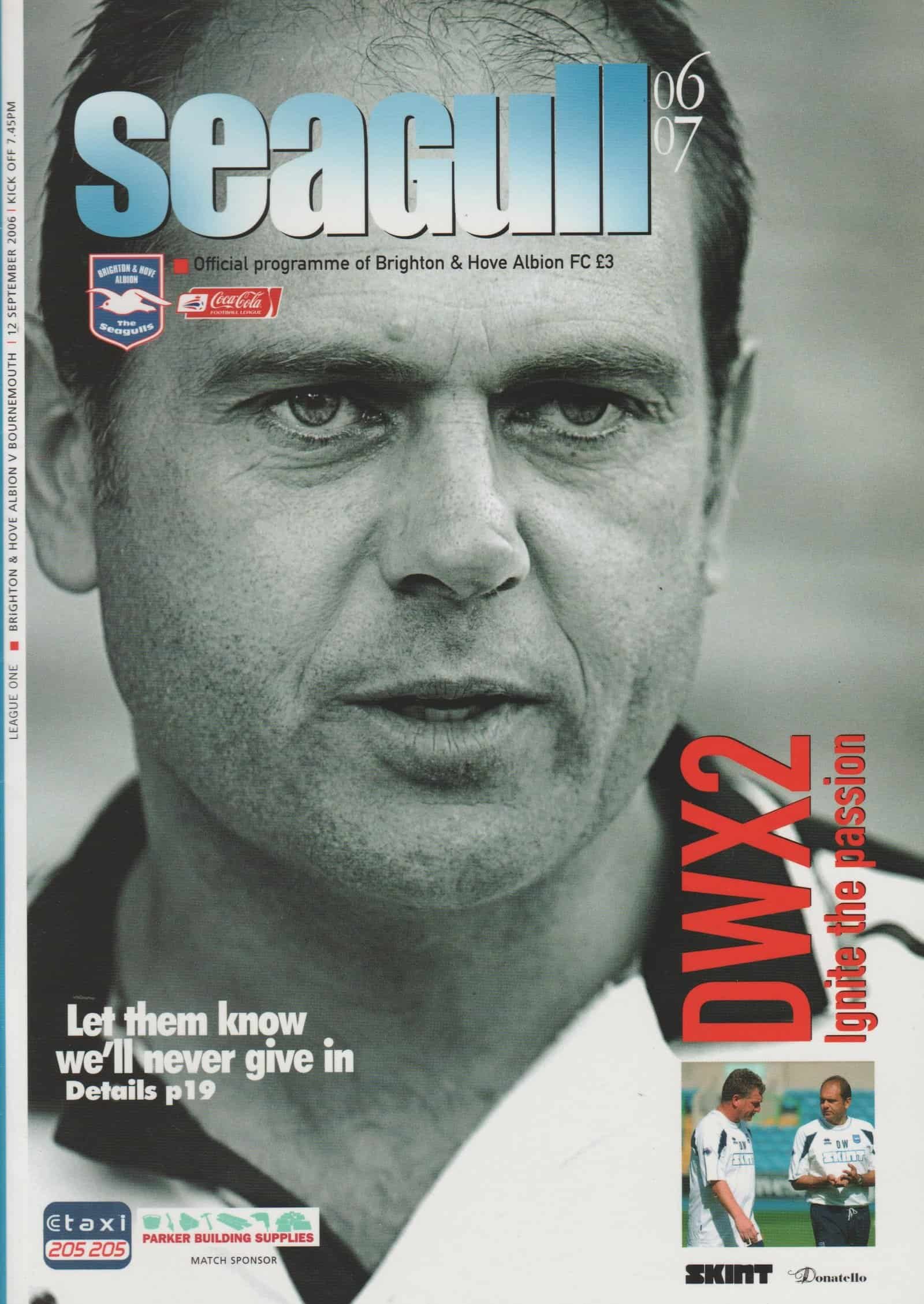Brighton and Hove Albion v AFC Bournemouth 12-Sep-2006