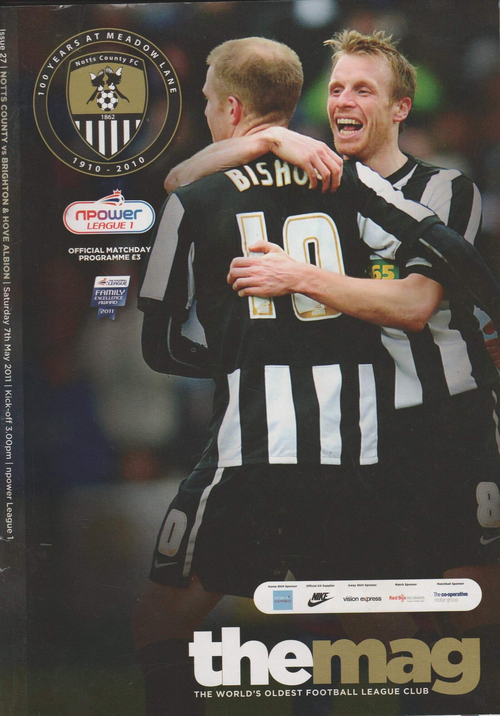 Notts County v Brighton and Hove Albion 07-May-2011