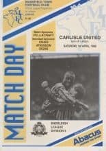 Mansfield Town v Carlisle United 01-Apr-1995