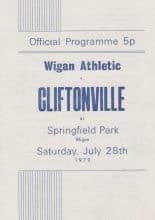Wigan Athletic v Cliftonville   28-Jul-1979