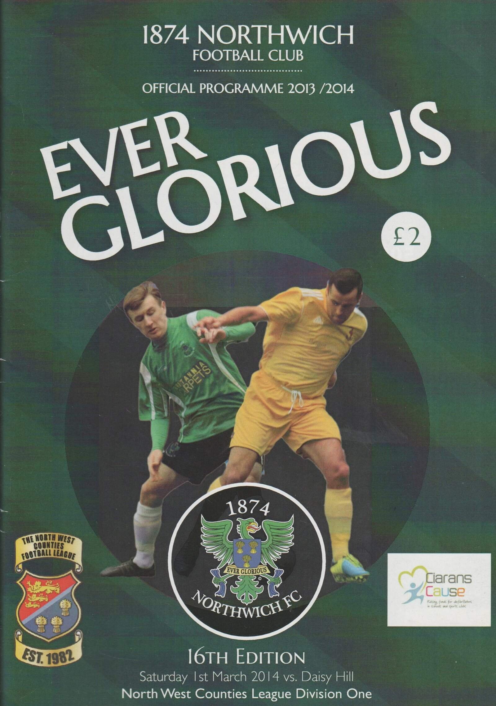 1874 Northwich v Daisy Hill    01-Mar-2014