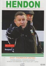 Hendon v East Thurrock United   09-Feb-2015