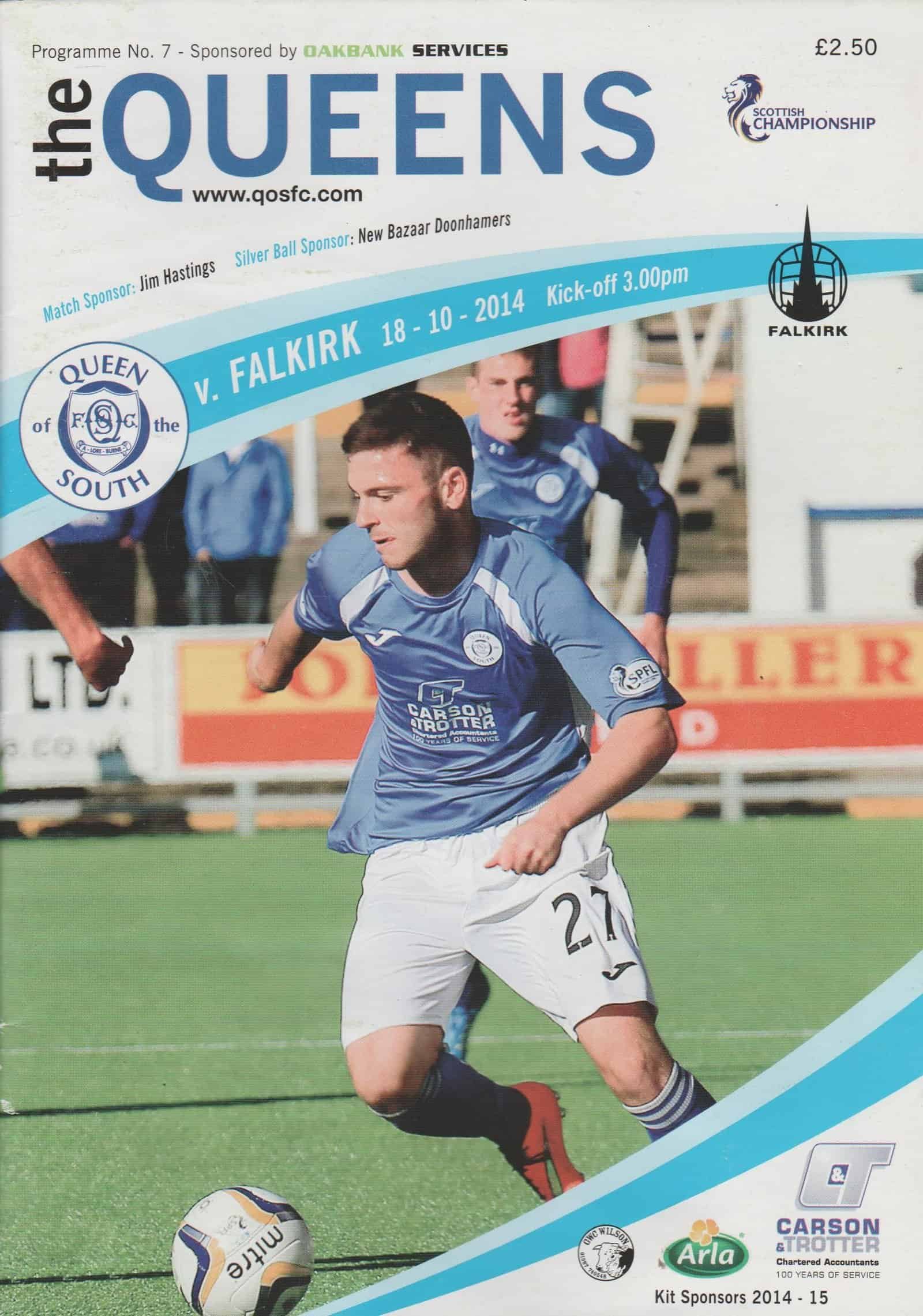 Queen of the South v Falkirk   18-Oct-2014